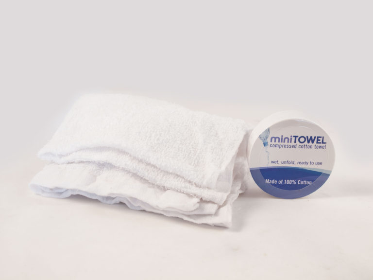 Minitower handdoek gewouwen Minitower handdoek gewouwen