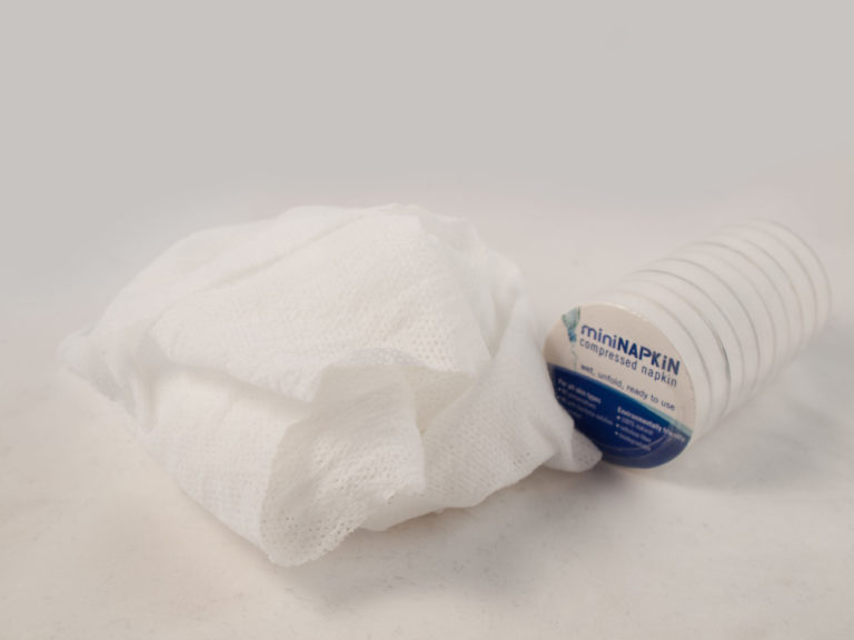 Mininapkin kleine vochtige servet Mininapkin kleine vochtige servet